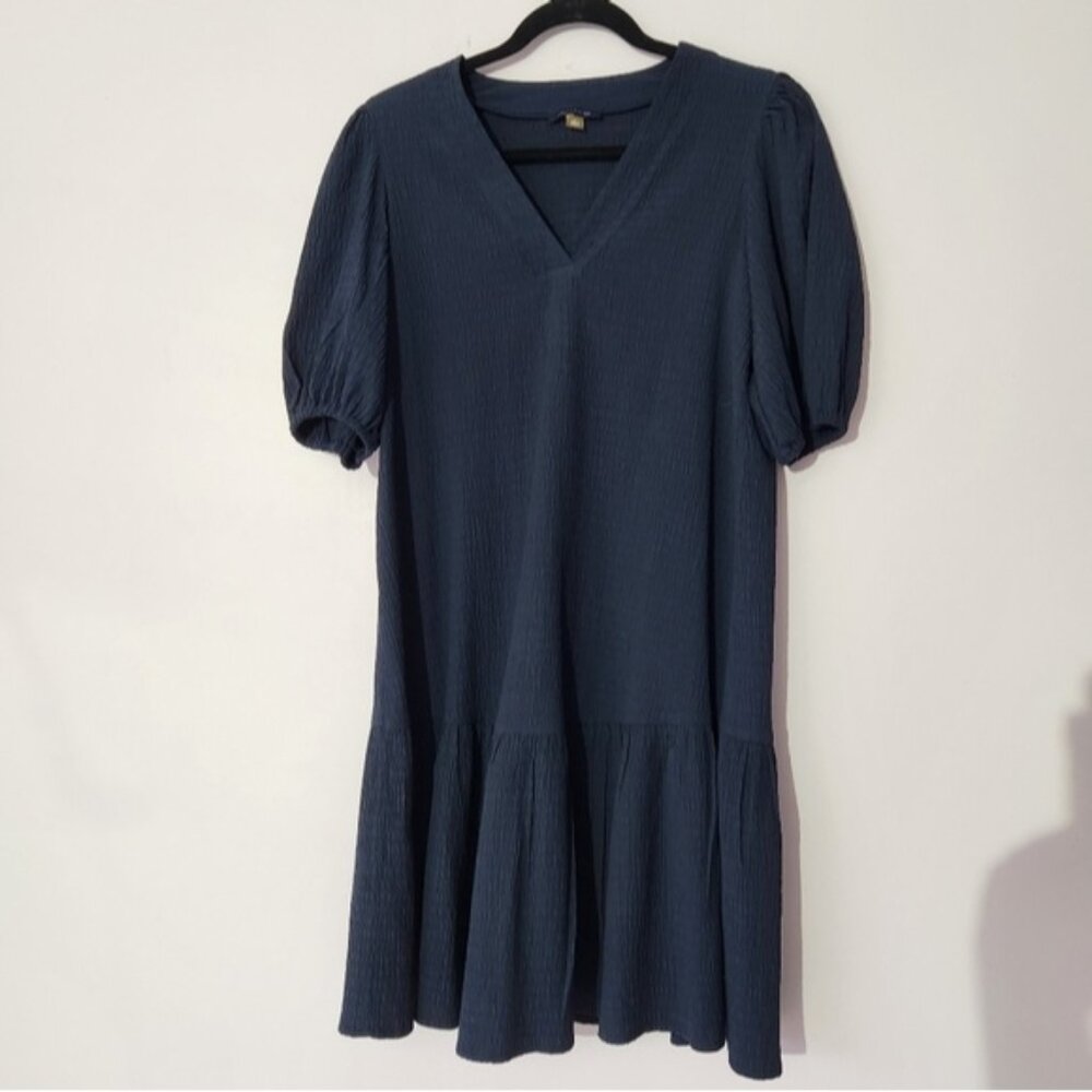 Tommy Hilfiger dress v-neck ruffle - Puff-Sleeve size 6 - Picture 1 of 13